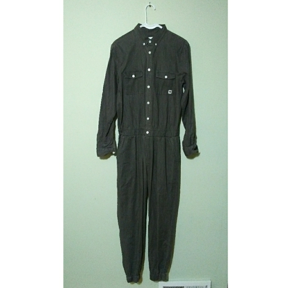 Standard Issue Fashion Jumpsuit, Grey, Medium